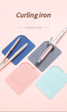 Factory Custom Hair Styling Tools Curling Iron Sleeve Travel Case Heat Resistant for Hair Straightener Silicone Mat Pouch Cover