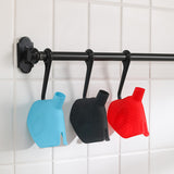 Factory Custom New Kitchen Silicone Application Tool Fan-Shaped Multifunctional Foldable Funnel Anti-scald Dishware Heat Insulation Clip