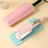 Factory Custom Silicone Hair Iron Heat Sleeve Silicone Curling Iron Insulated Storage Bag Hair Straightener Holder Silicone Sleeve