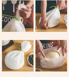 Factory Customized Food Grade Silicone And Heat Resistant Multifunctional Flour Mixing Bag For Bread Pastry Pizza Nonstick Baking