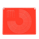 Factory Customized Silicone Pastry Mat For Rolling Dough Non Stick Silicone Mat Heat Resistant Kneading Mats Pads Hot Sale